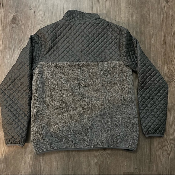 Patagonia Mixed Media Snap T Sherpa Fleece Quilted Black 40th Anniversary Small - Picture 4 of 5